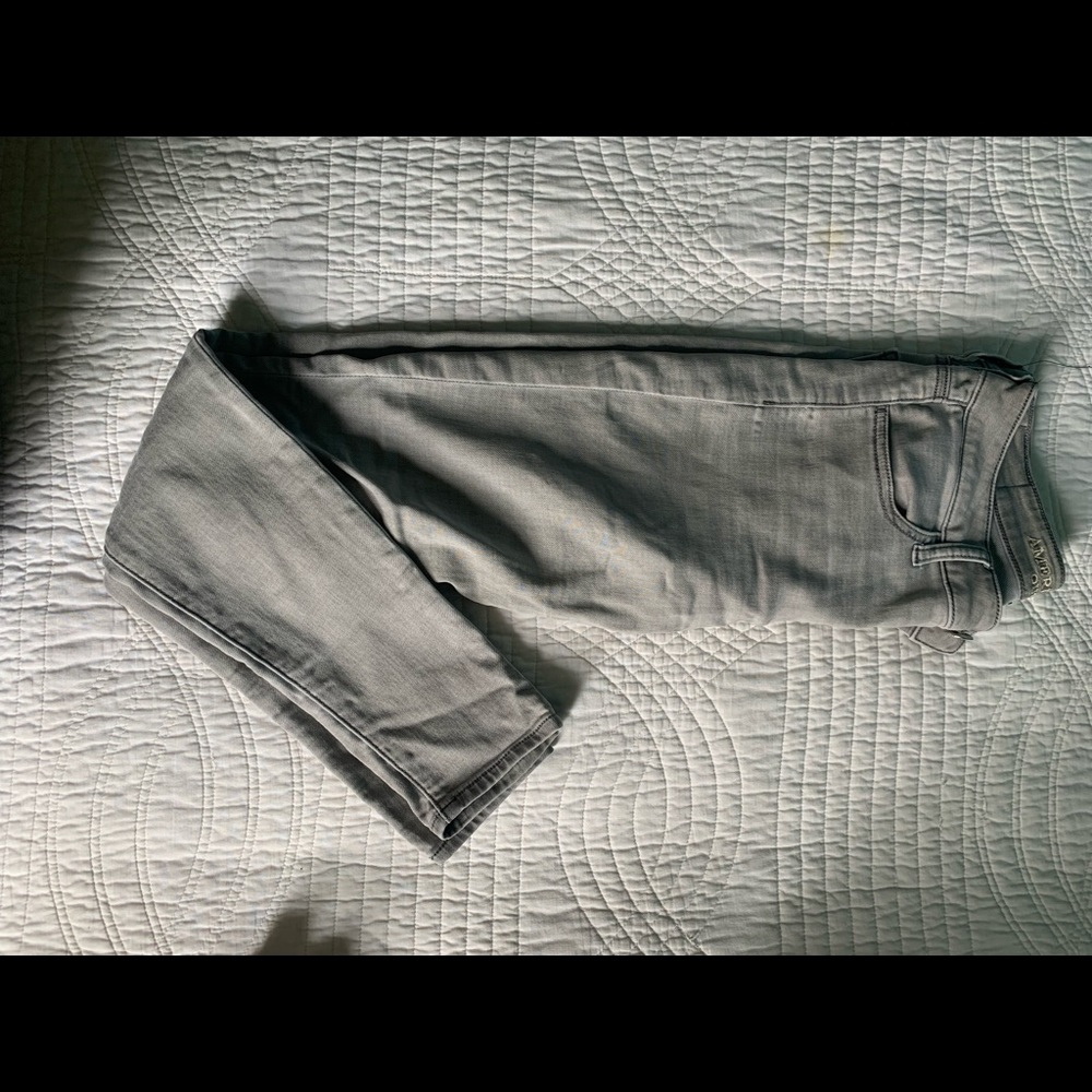 American eagle gray jeggings